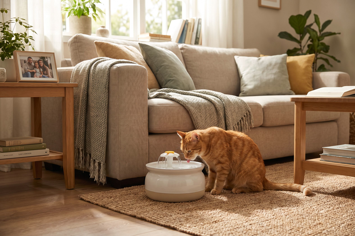 Ce que les propriétaires de chats attendent d'une fontaine